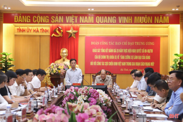 Cựu chiến binh đóng góp quan trọng vào xây dựng Đảng, chính quyền
