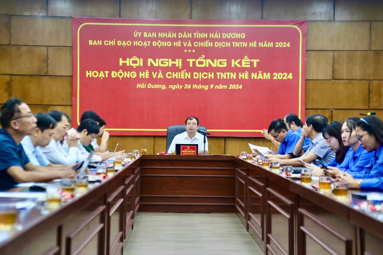 Hải Dương: Tổng kết Hoạt động hè và Chiến dịch Thanh niên tình nguyện hè tỉnh năm 2024